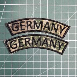 Germany Patch 1Paar mit Klettrückseite, Ärmelpatch