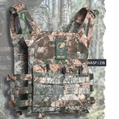 Mil-Tec Molle Plattentr&auml;ger Weste Gen. II, Phantomleaf, Wasp Tarnmuster