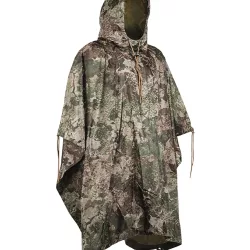 Mil-Tec Poncho, Wasp Tarnmuster, Regenponcho, Phantomleaf, Ripstop, Tarp