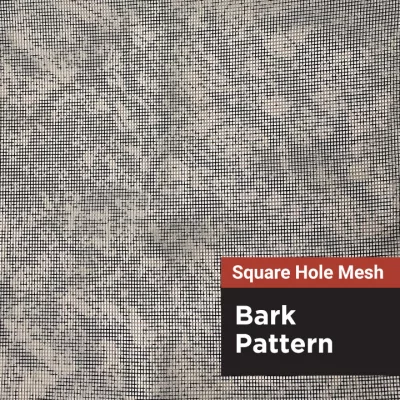 Netzmaterial Bark Pattern